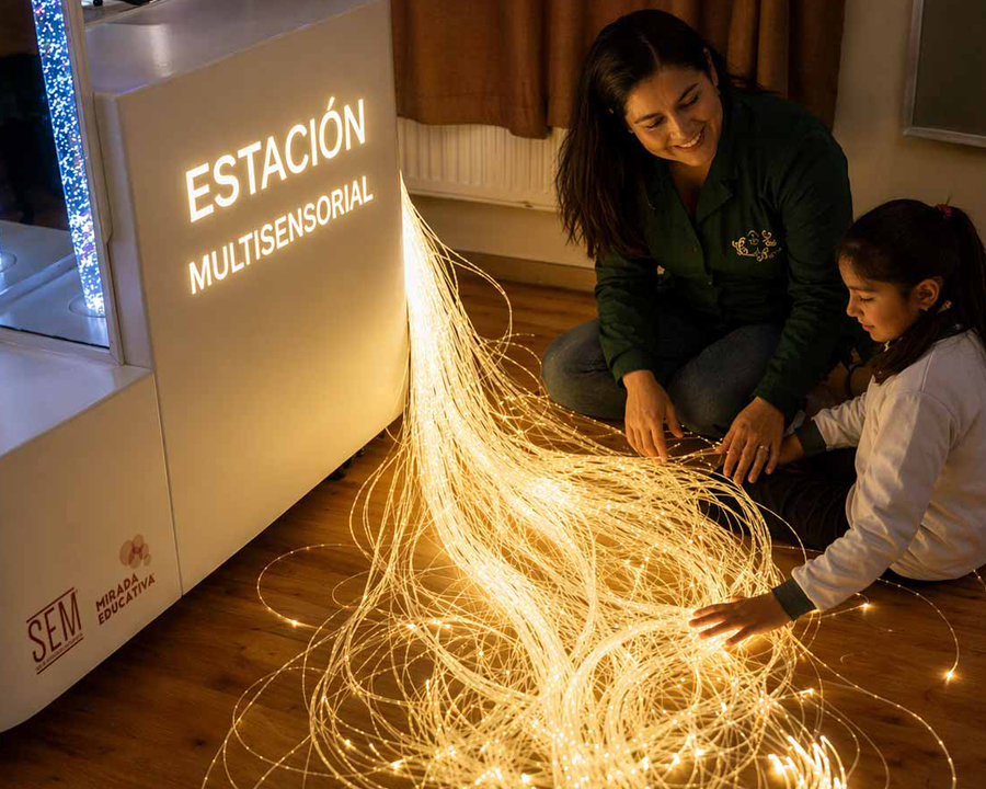 Imagen de referencia reemplazable para showroom o experiencia multisensorial